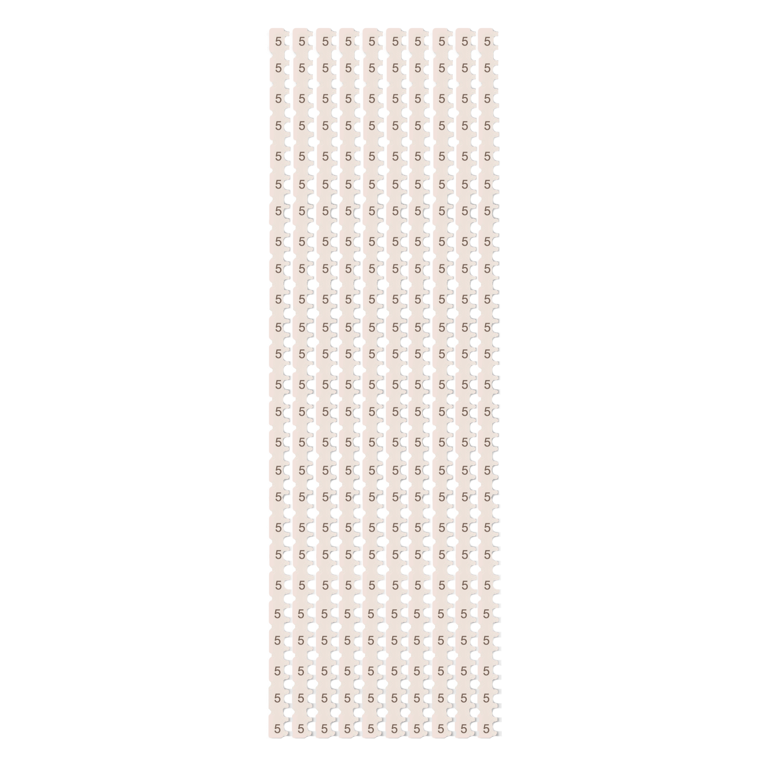 [31617] Identificadores Verde P/Cable 1-2,5mm2 Número 5 Zoloda