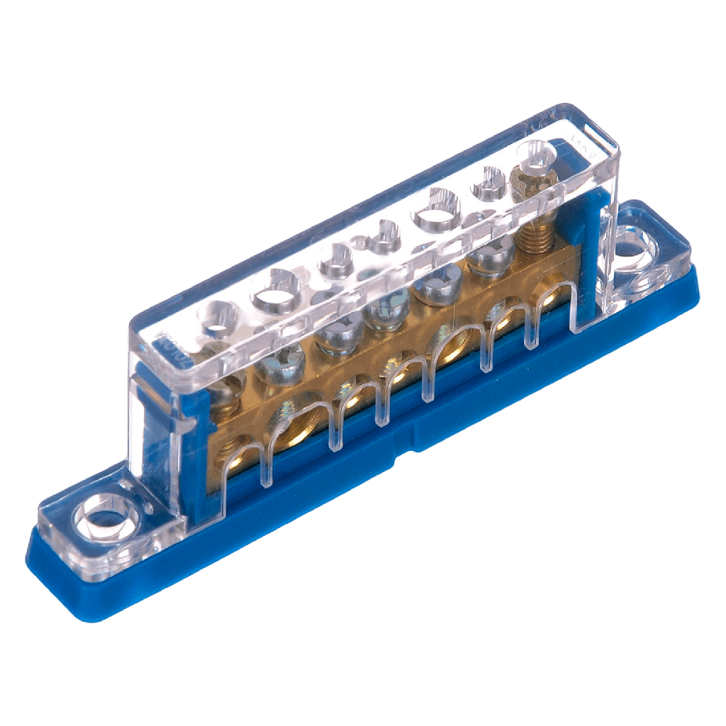 [31900] Repartidor Unipolar 7 Conexiones Azul Zoloda