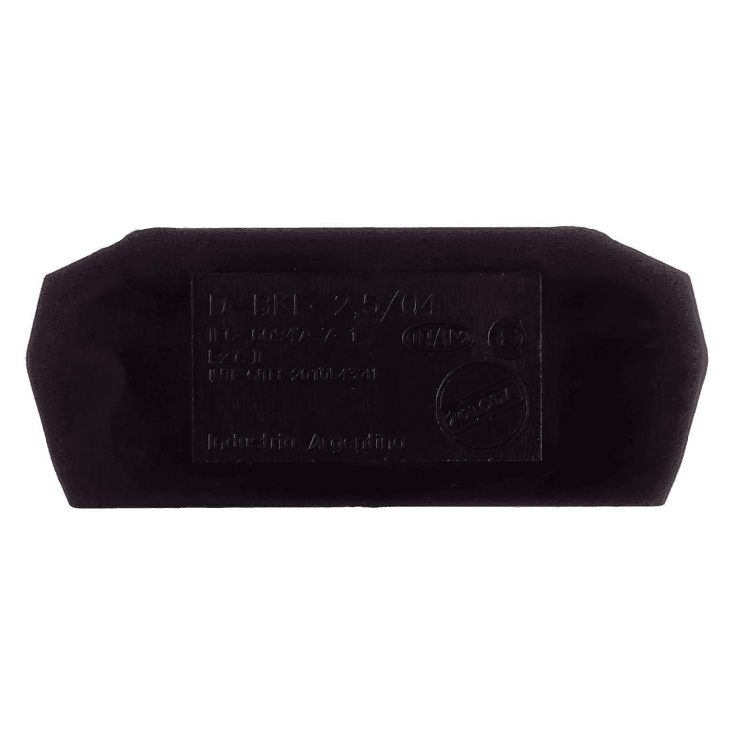 [32117] Tapa D-BKF P/Borne 2,5/4mm Negro Zoloda