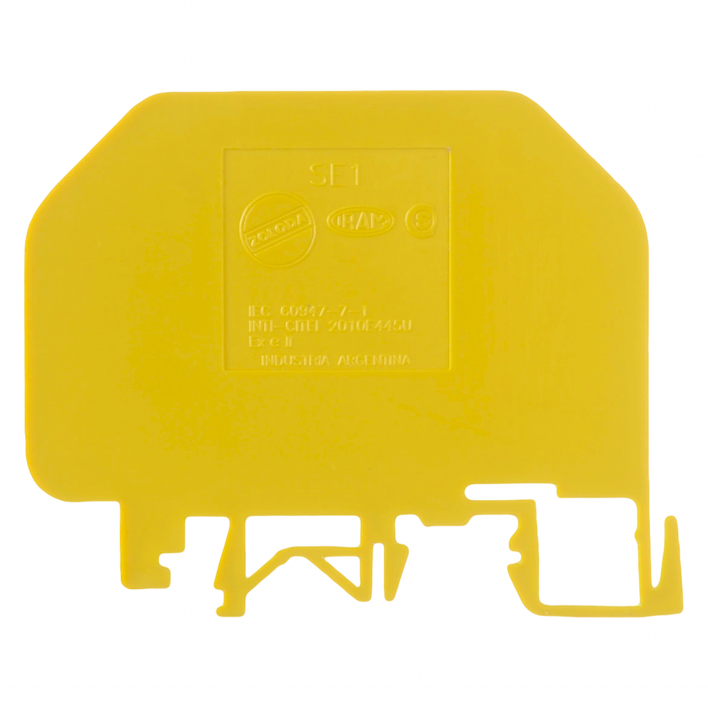 [14133] Separador SE1 64x52 P/Bornes En Riel 32 Y 35mm Zoloda