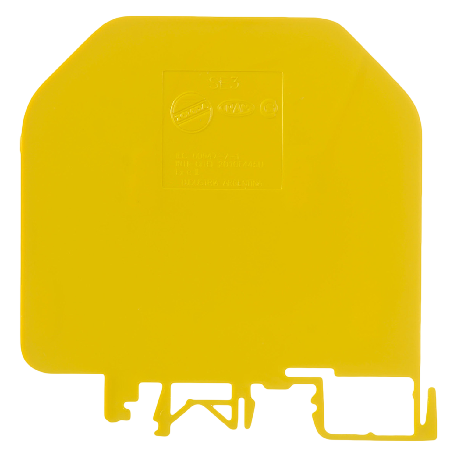 [14134] Separador SE3 76x77 P/Bornes En Riel 32 Y 35mm Zoloda