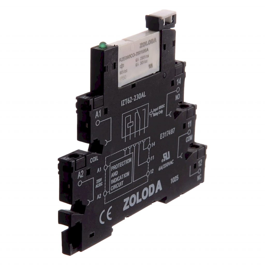 [18345] RELE PLC SIMPLE INV TOR E:230VCA/CC S:250V 6A IZET62-230AL-060CO-2501I06