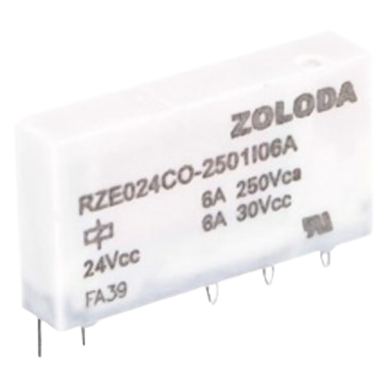 Relé Repuesto 1 Inversor E:24VCC S:250V 6A Zoloda