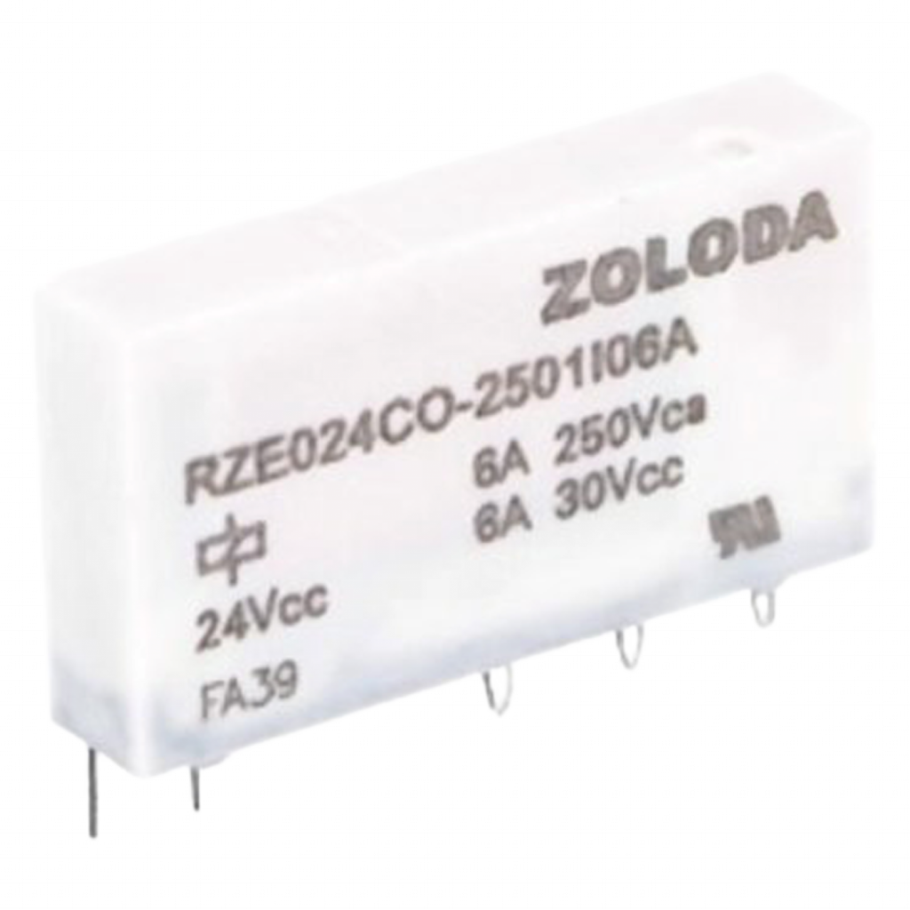 Relé Repuesto 1 Inversor E:24VCC S:250V 6A Zoloda