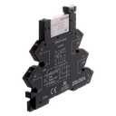Relé PLC 1 Inversor E:24VCC S:250V Resorte 6,2mm Zoloda