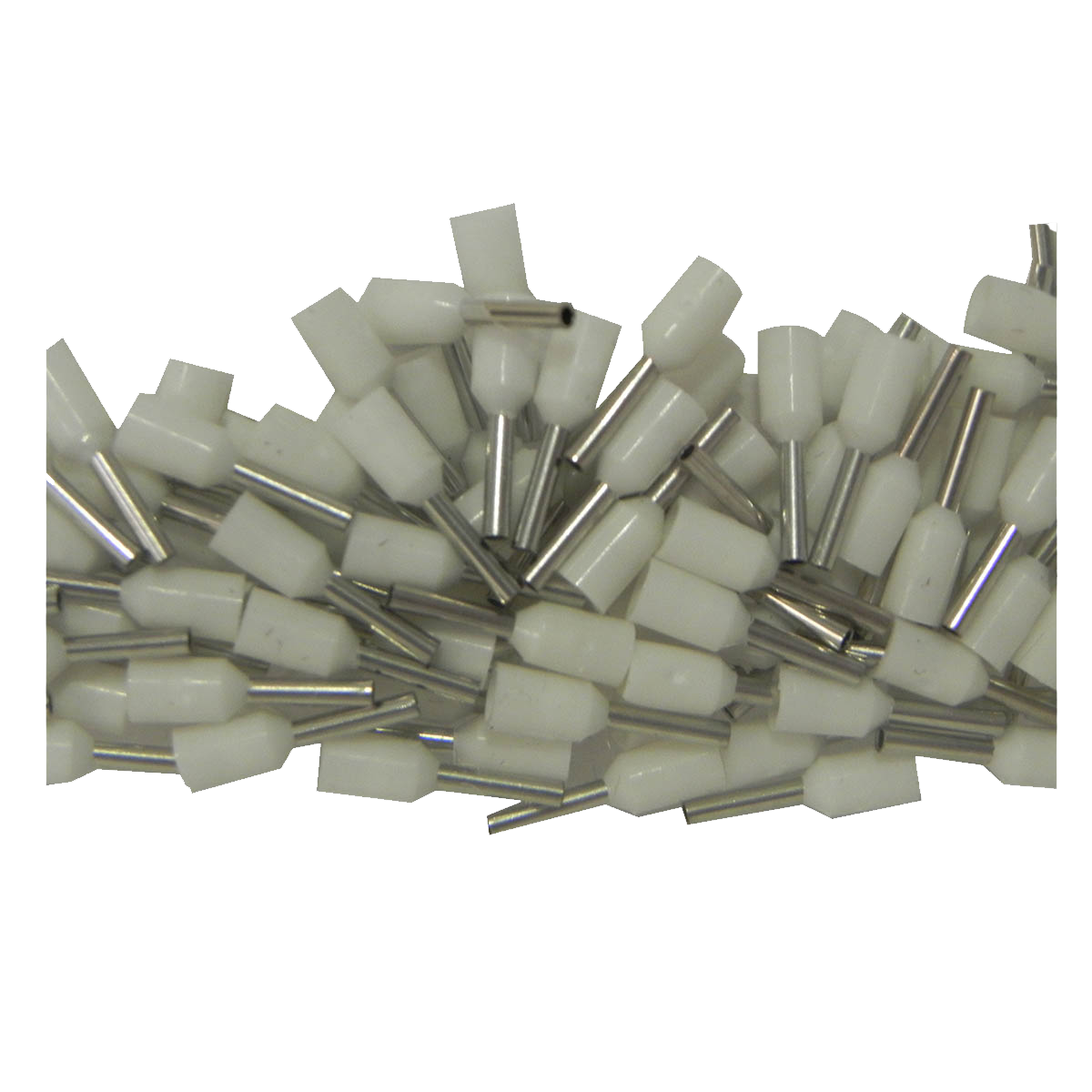 Puntera Tubular 0,50mm2 6mm x100u Blancas Zoloda