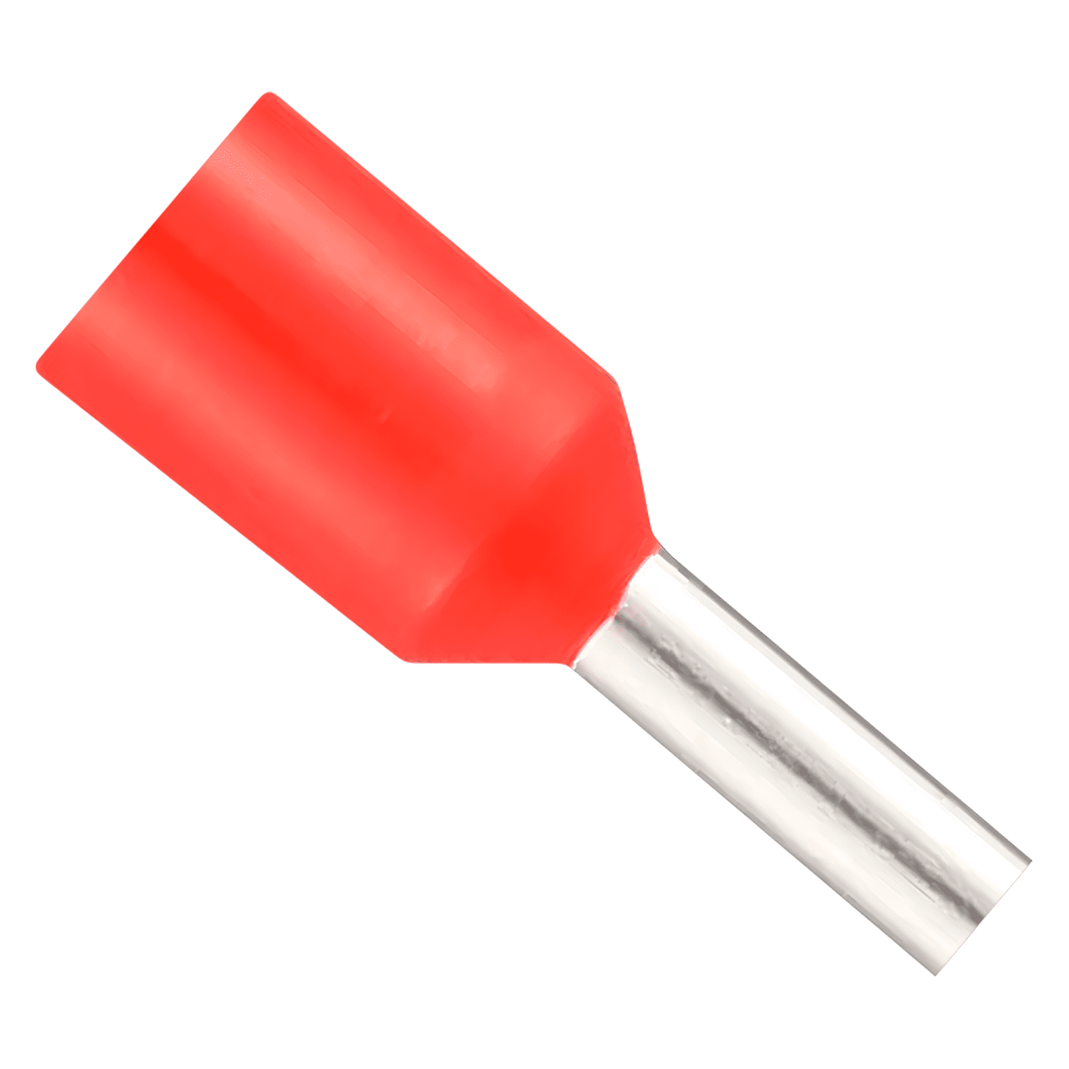 [200241] Puntera Tubular 1mm2 6mm x100u Rojas Zoloda