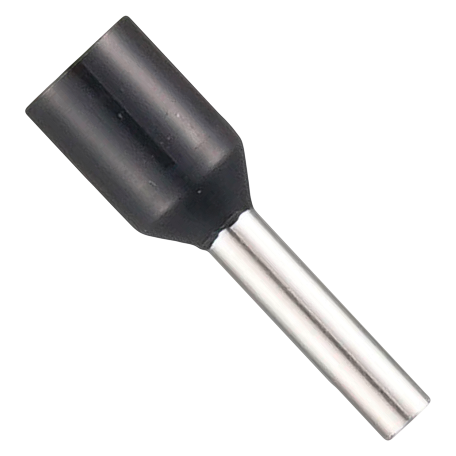 Puntera Tubular 1,50mm2 8mm x100u Negras Zoloda