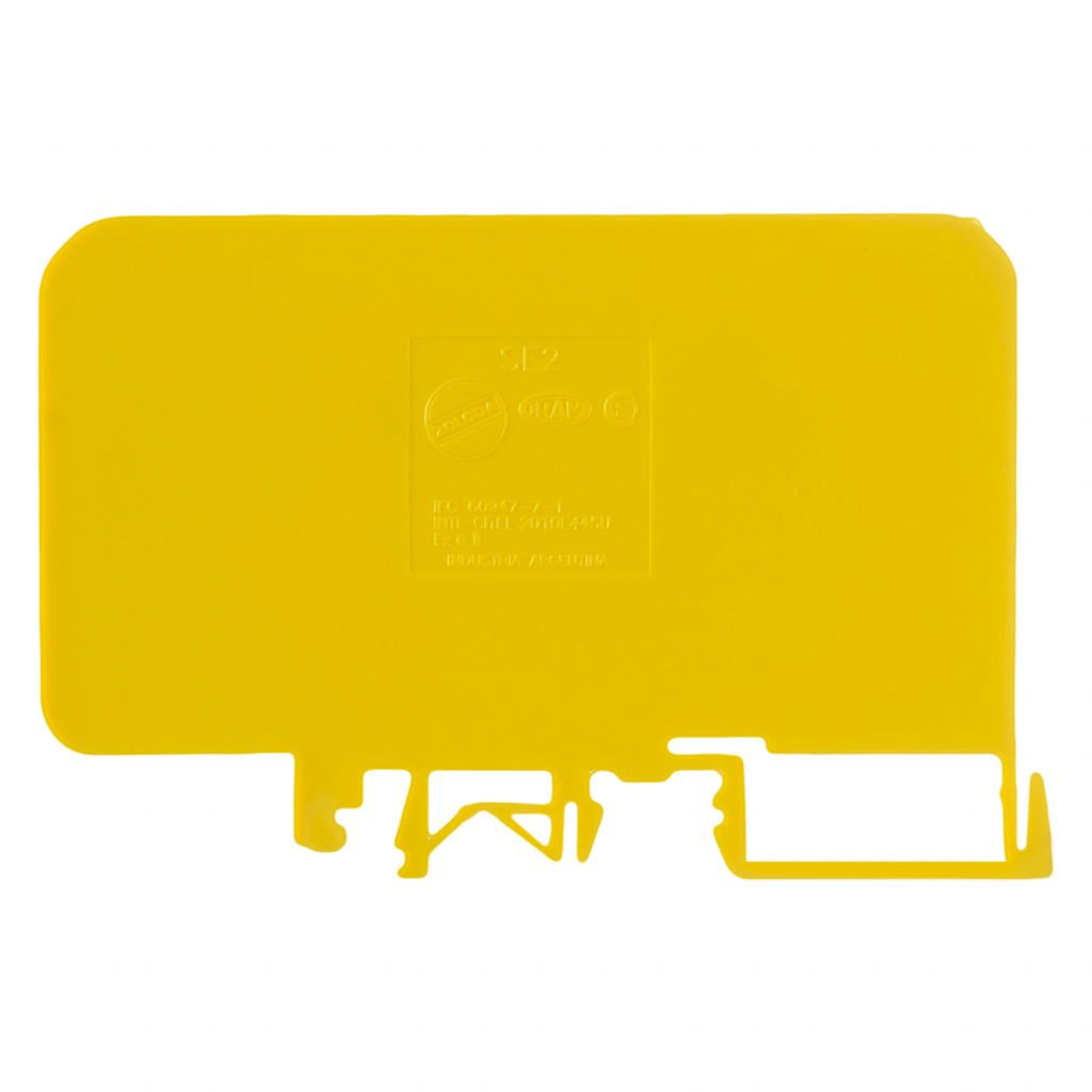 SEPARADOR 91X57 PARA BORNES EN RIEL 32 Y 35 mm SE2