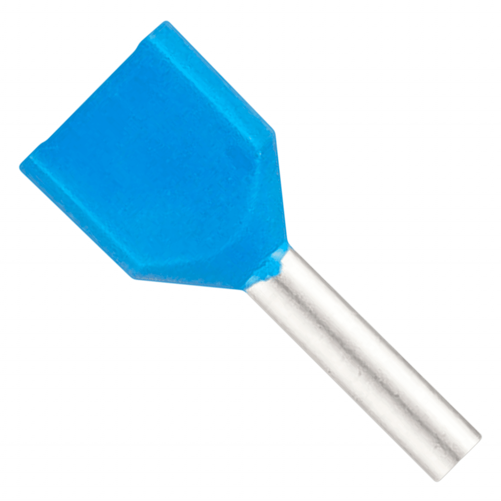 PUNTERA TUBULAR DOBLE 2X0.75mm (X BOLSA) ZTE-0,75-8 x 1