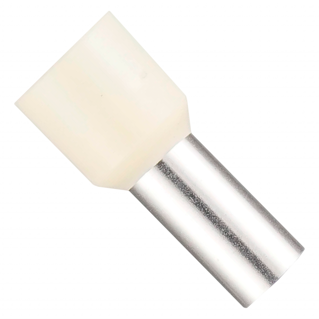 [23337] Puntera Tubular 16mm2 12mm x100u Beige Zoloda