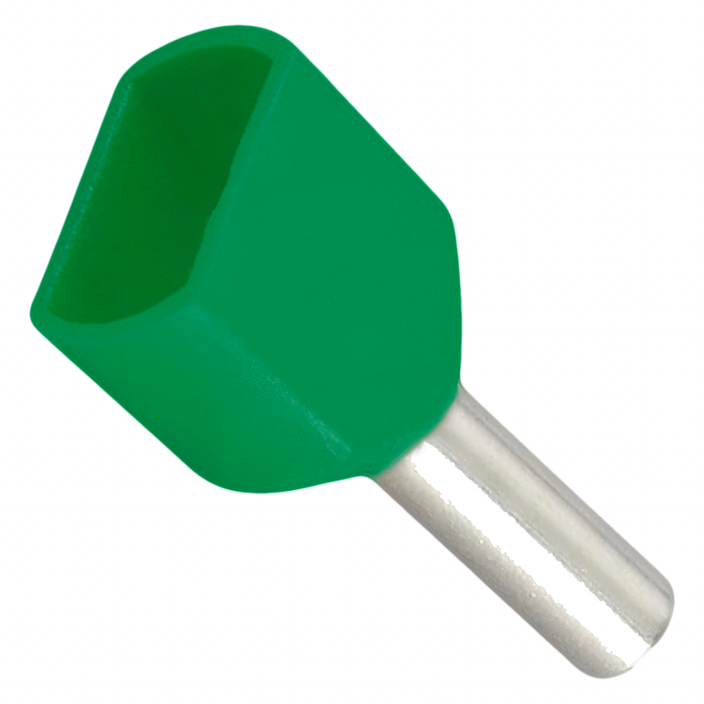 PUNTERA TUBULAR DOBLE 2X6mm (X BOLSA) ZTE-6-14 x 1