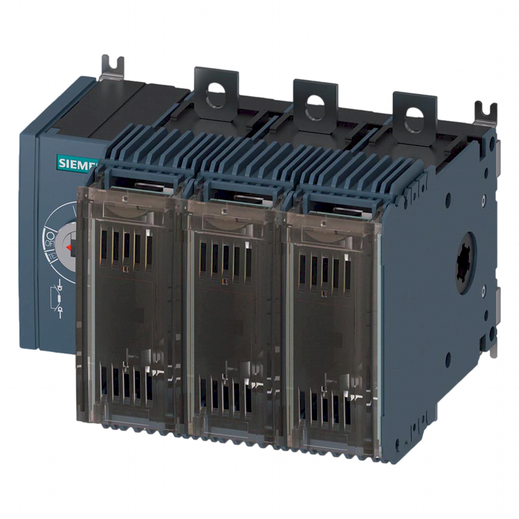 [23936] Interr. Rotativo 3P 1250A 690VCA Sin Maneta C/Portafusible Gris Siemens