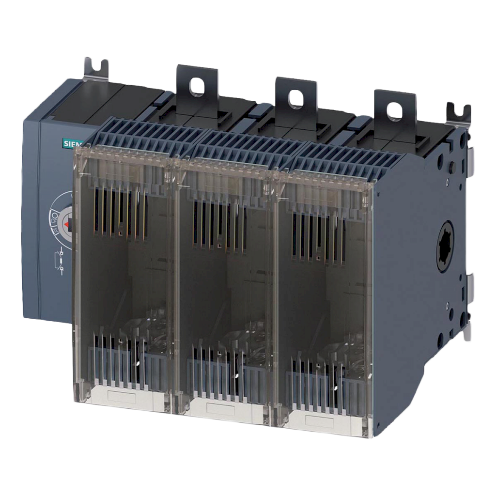 [23938] Interr. Rotativo 3P 400A 690VCA Sin Maneta C/Portafusible Gris Siemens