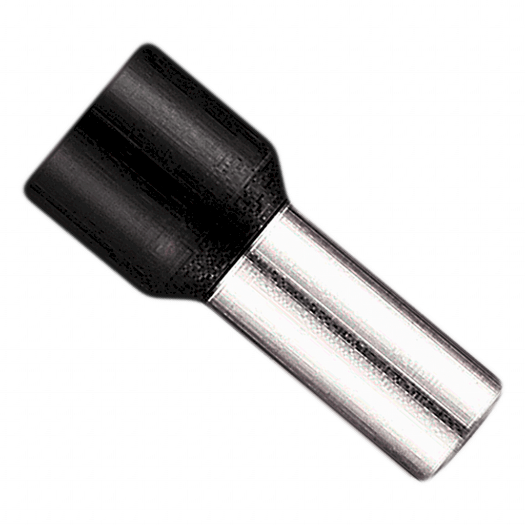 PUNTERA TUBULAR 25mm² GRIS LARGO: 16mm (x100) 257.031 X 1