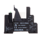 Relé PLC 2 Inversores E:24VCC S:250V 8A Tornillo 15,6mm Zoloda
