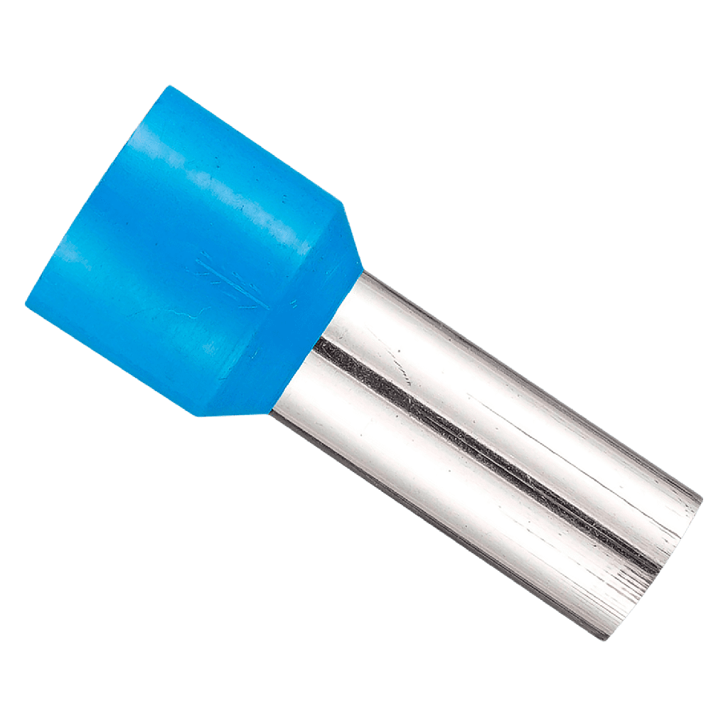 [26494] Puntera Tubular 50mm2 25mm x100u Azules Zoloda