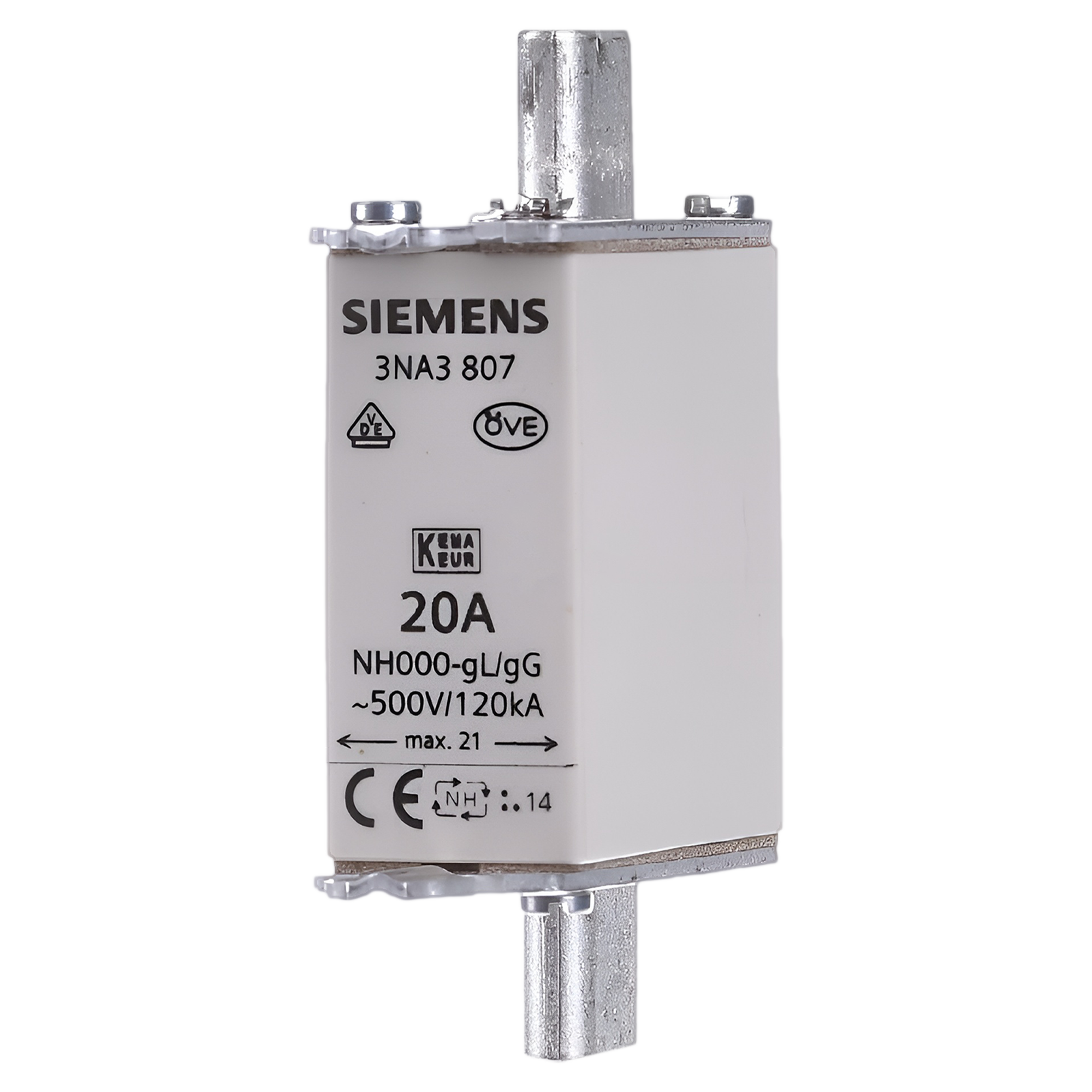 [3729] Fusible Cerámica NH T000 20A Siemens