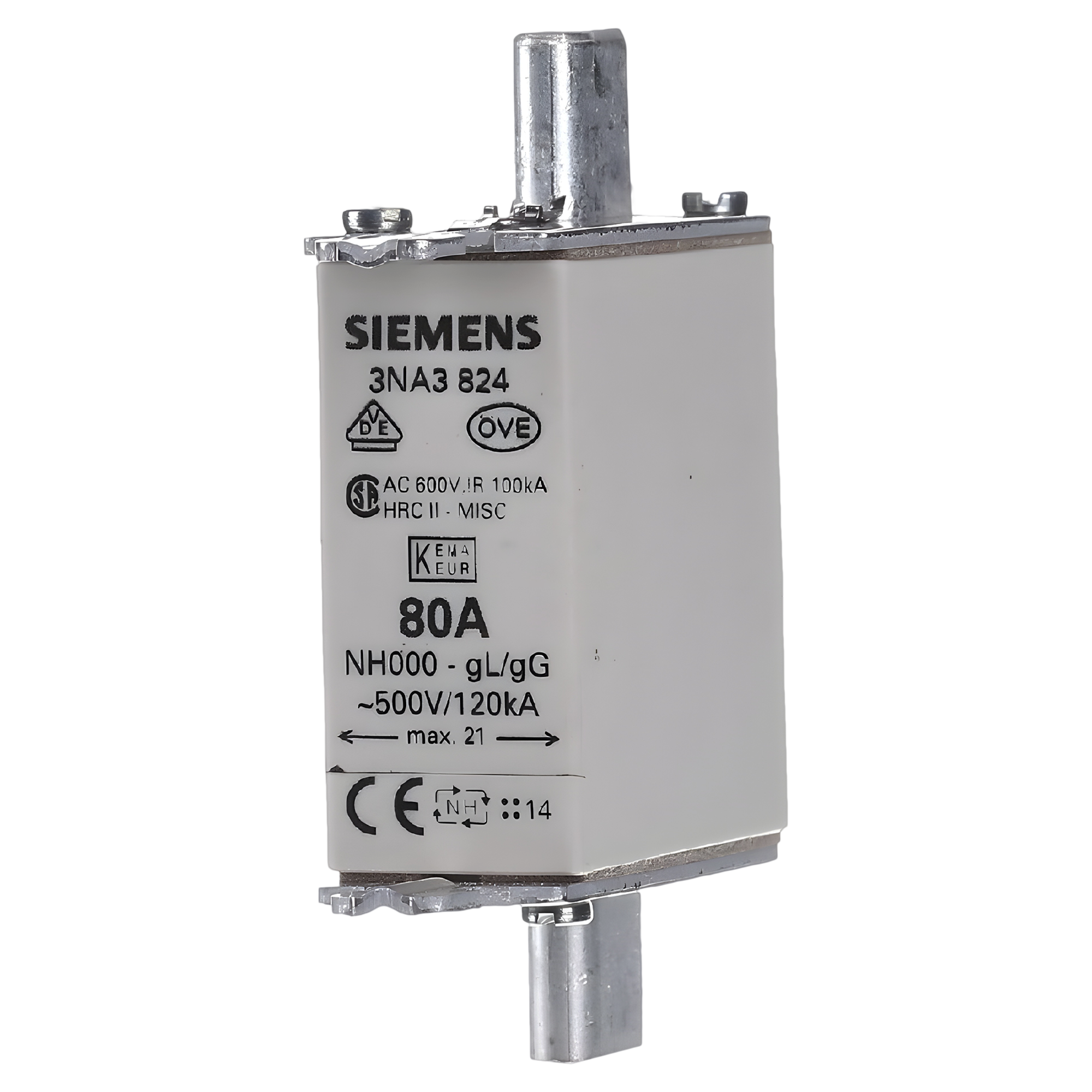 [3734] Fusible Cerámica NH T000 80A Siemens