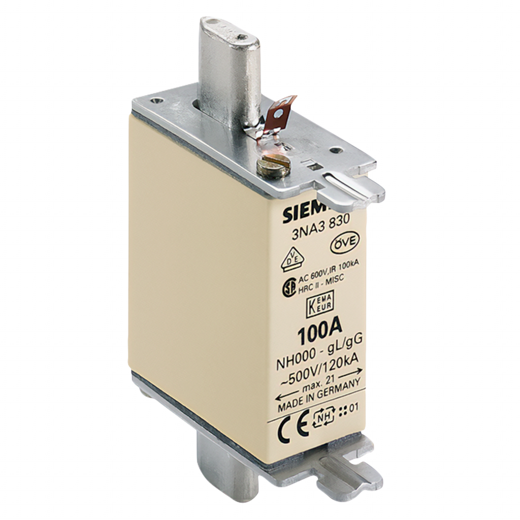 FUSIBLE NH T000 100 A 3NA3830