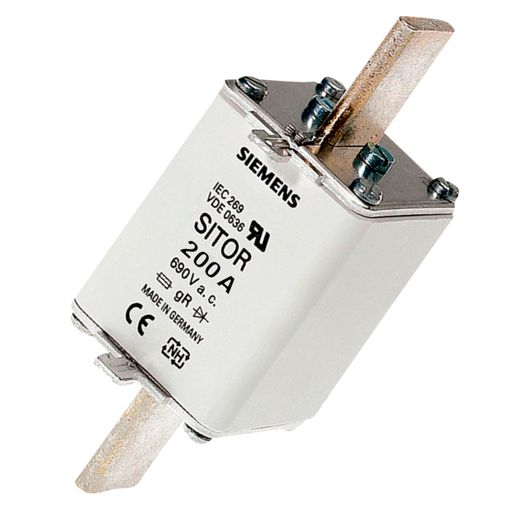 [3806] Fusible Cerámica Ultra Rápido Gs NH T1 200A 690V Siemens
