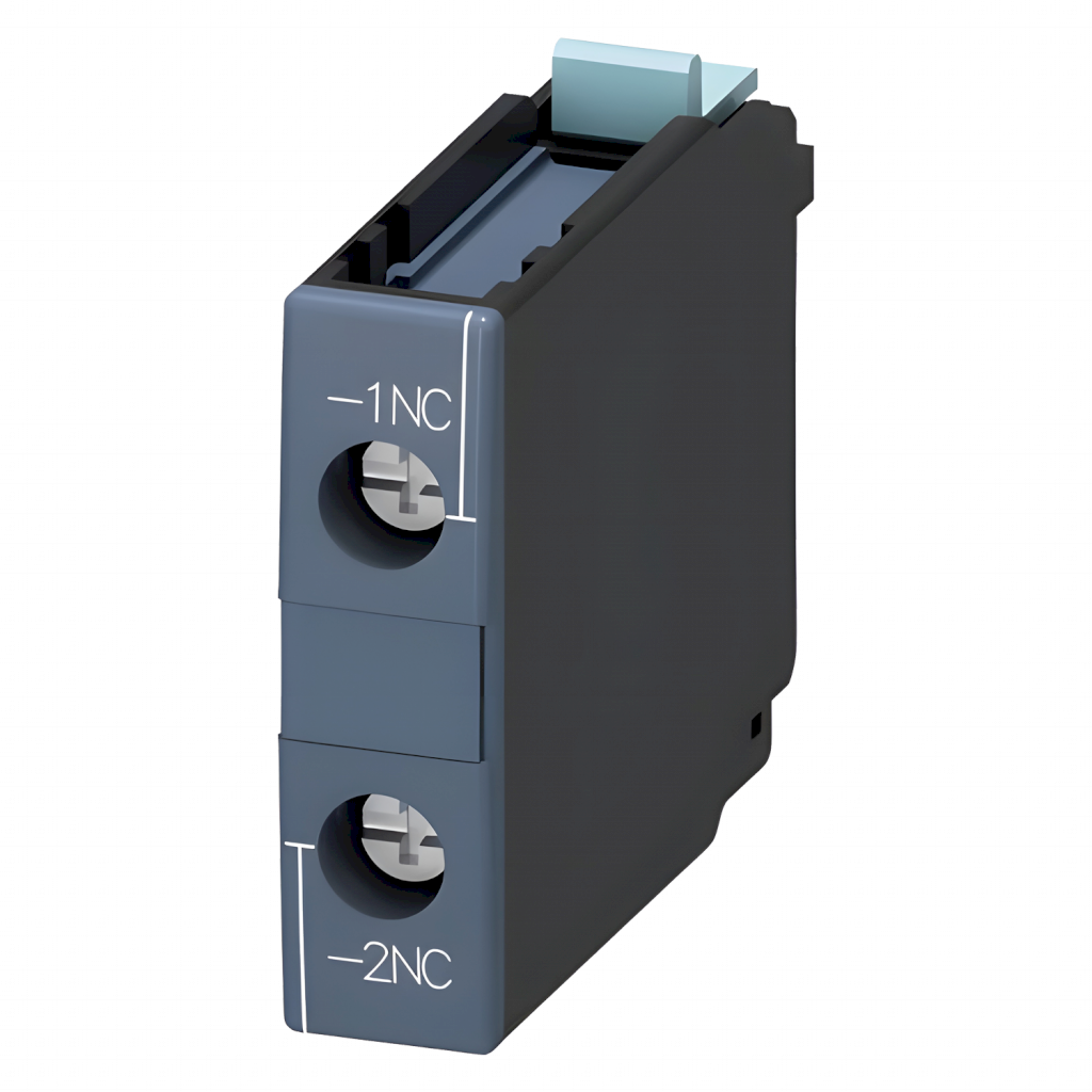 BLOQUE CONTACTOS AUX. S0-S12 0NA+1NC DIN 3RH1921-1CA01