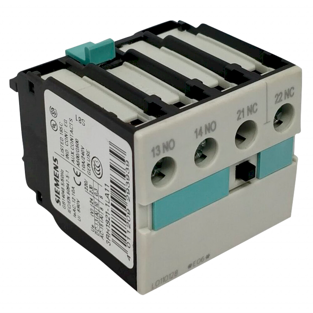 BLOQUE CONTACTOS AUX. S0-S12 1NA+1NC DIN 100015560