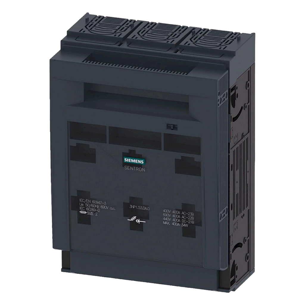 [9577] SECCIONADOR TRIP FUSIBLES BAJO CARGA 400 A NH T2 3NP1153-1DA10