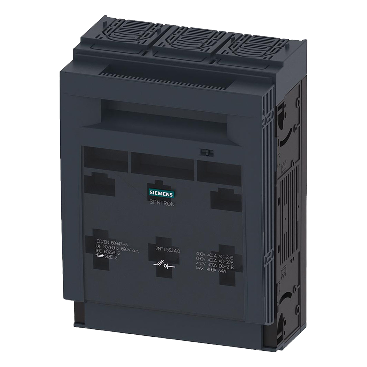 Seccionador 3P 400A 380VCA Fusible Bajo Carga Siemens