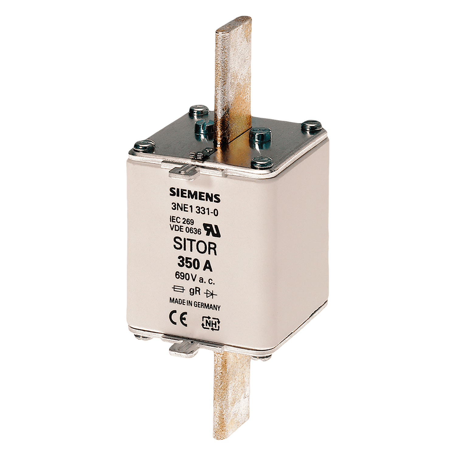 [13831] Fusible Cerámica Ultra Rápido T2 400A 690V Siemens