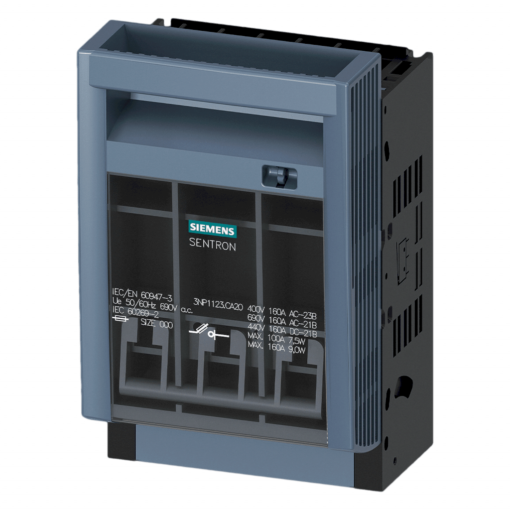 SECCIONADOR TRIP FUSIBLES BAJO CARGA 100A NH 000 3NP1123-1CA20