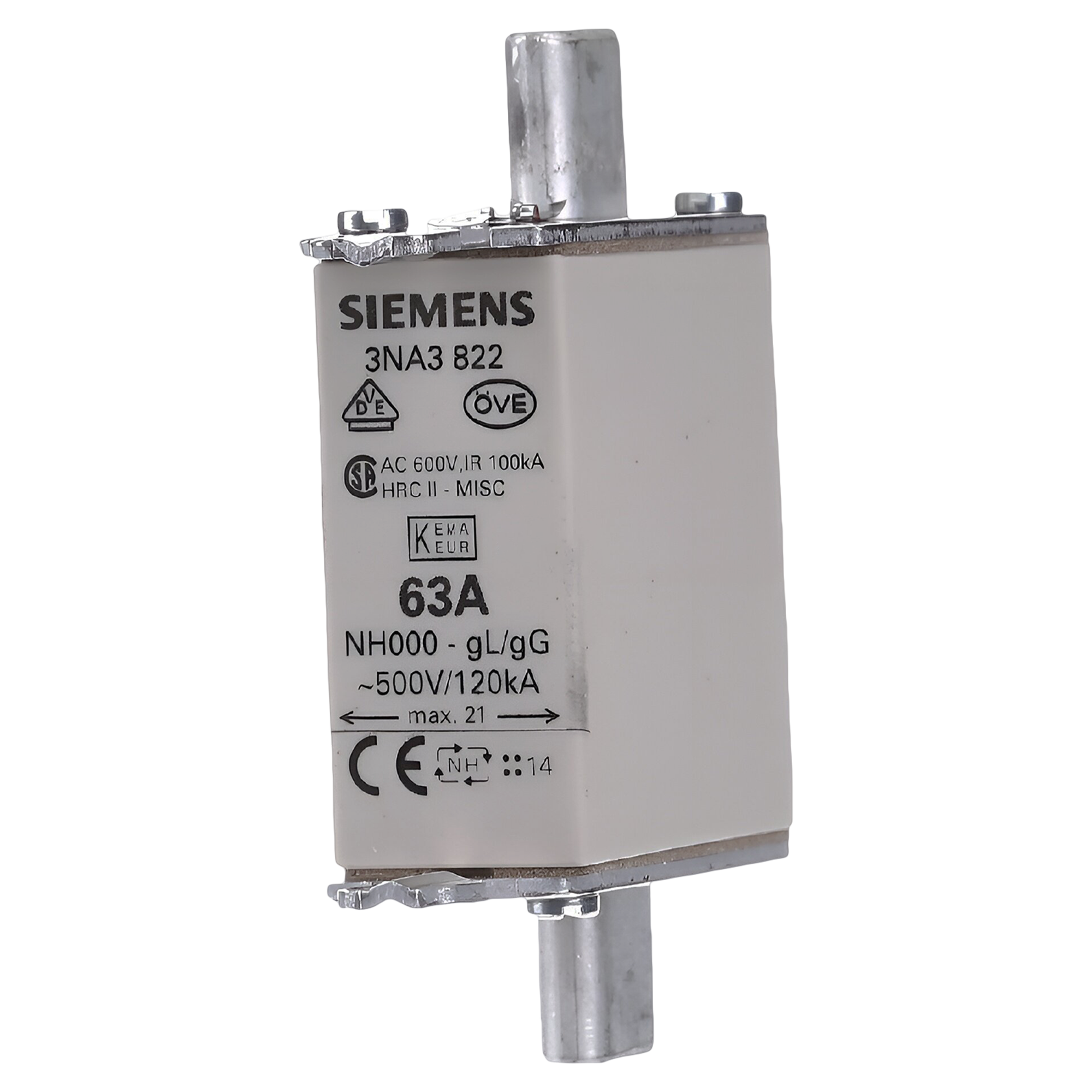 Fusible Cerámica NH T000 63A Siemens