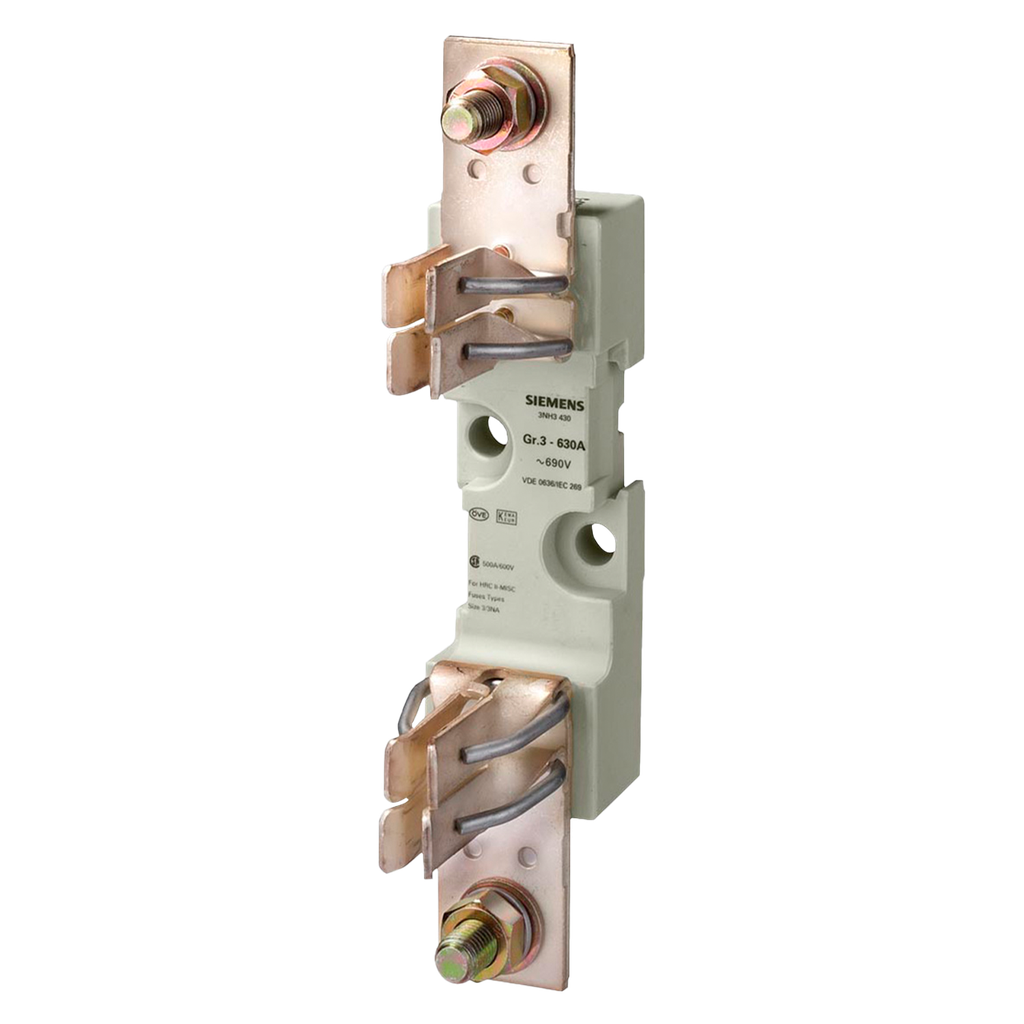 Base Portafusible NH T3 630A Siemens