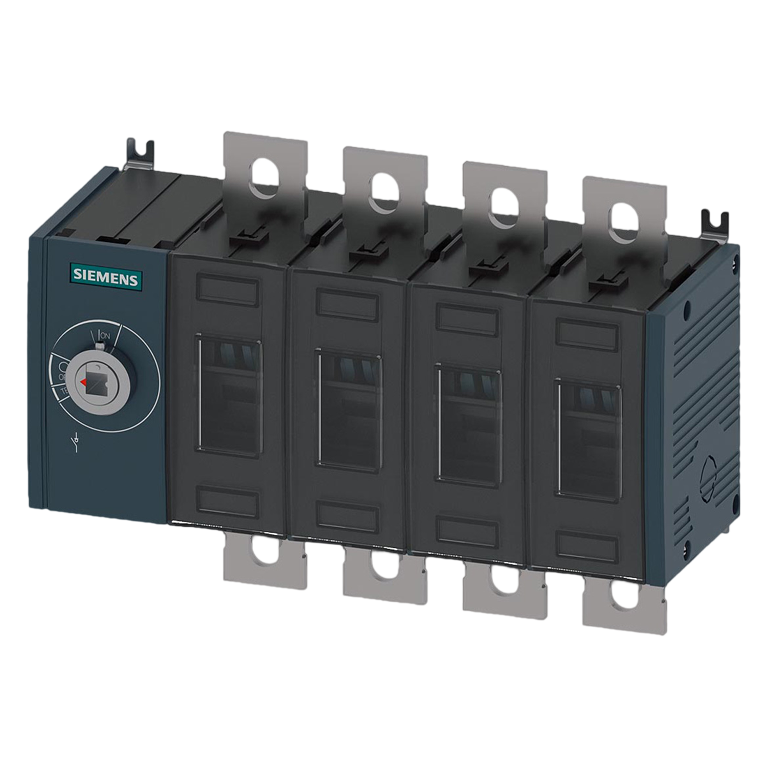 Interr. Rotativo 4P 400A 380VCA Sin Portafusible Siemens