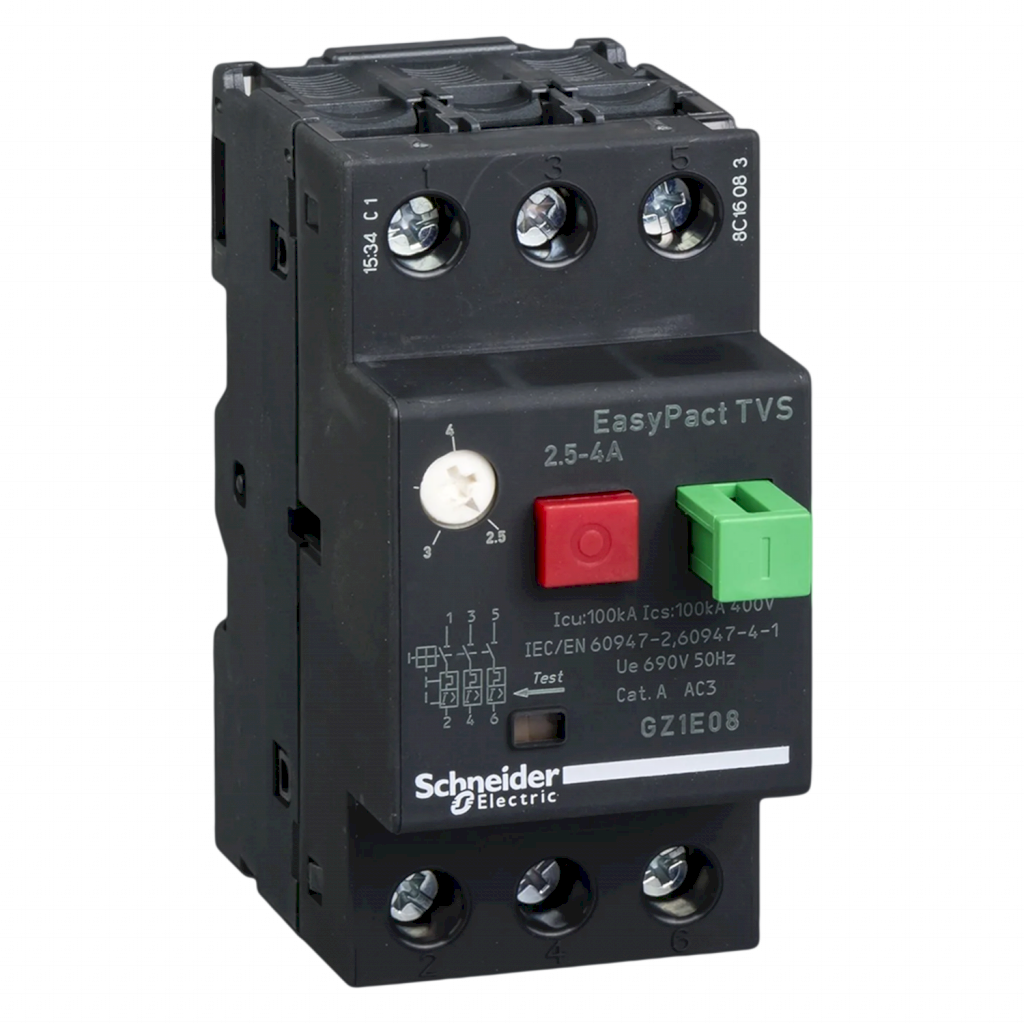 GUARDAMOTOR MAGTERM TVS 3P 2,5/4A 100KA GZ1E08