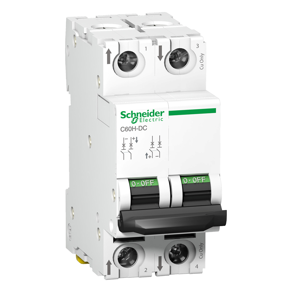 Interruptor Termomagnético A9N61 2x6A 6kA Curva C Schneider Electric