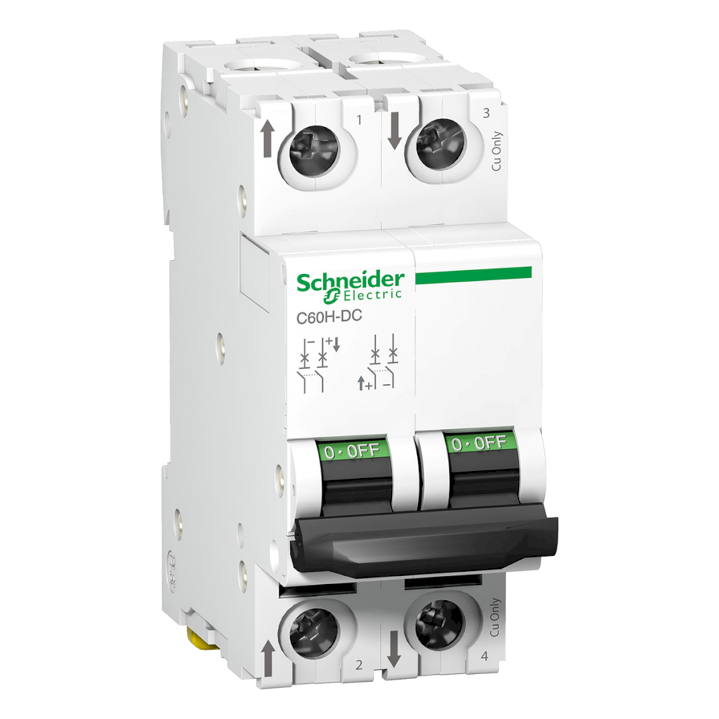 [32331] Interruptor Termomagnético A9N61 2x6A 6kA Curva C Schneider Electric