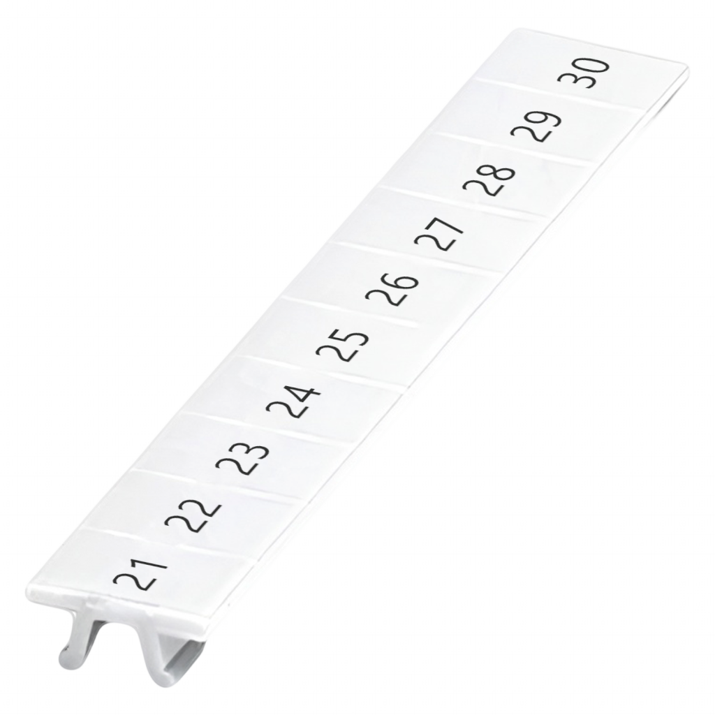 IDENTIFICACION PARA BORNES ZB DE 6mm 21 AL 30 1051016:0021