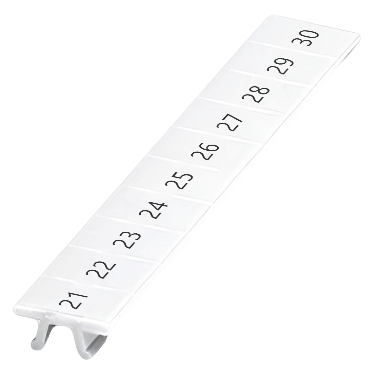 [5522] Identificación P/Bornes ZB de 6mm 21 al 30 Blanco Phoenix Contact