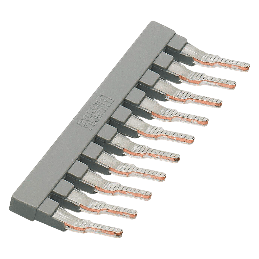 [6094] Puente P/Bornes Portafusibles UK de 10 Polos Gris Phoenix Contact