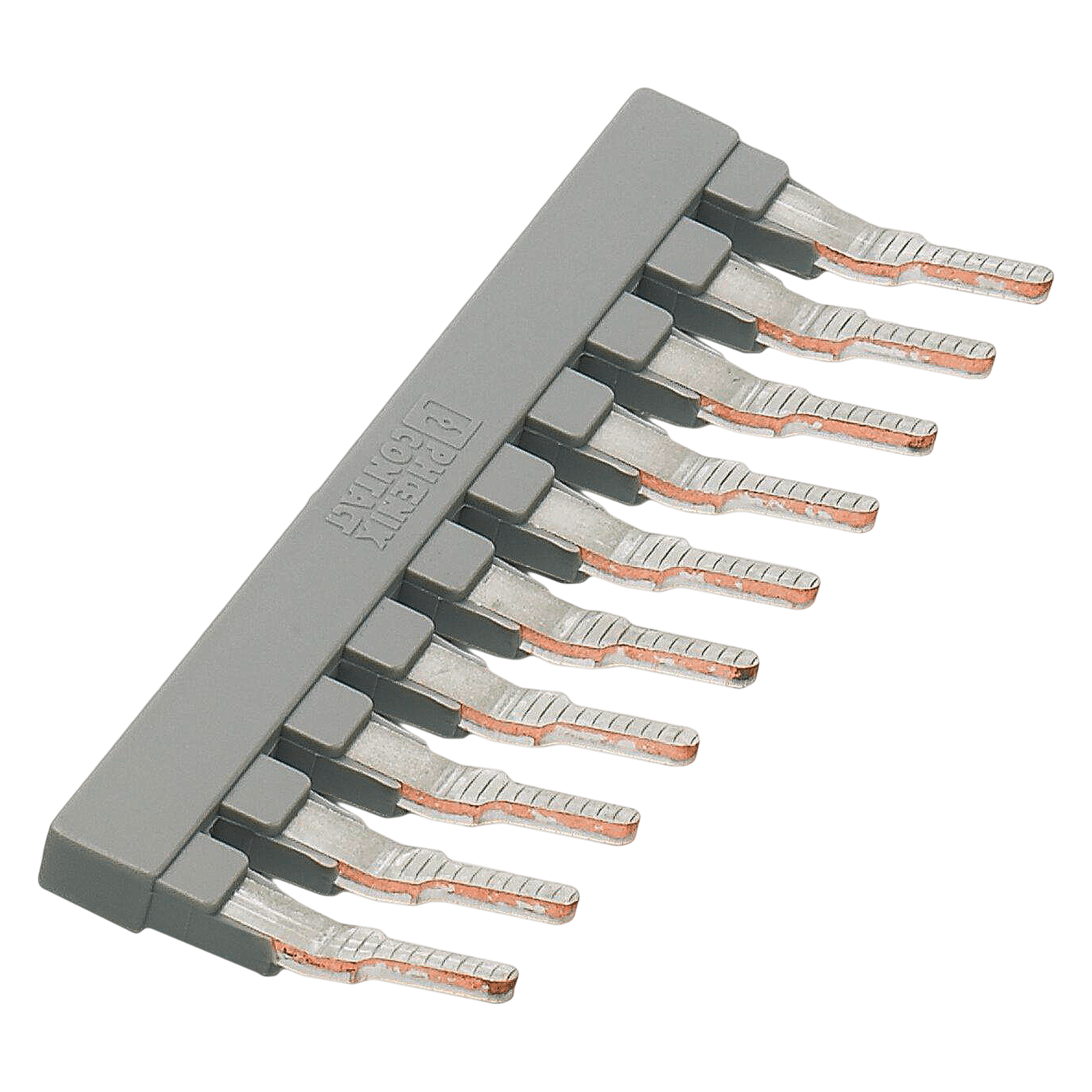[6094] Puente P/Bornes Portafusibles UK de 10 Polos Gris Phoenix Contact