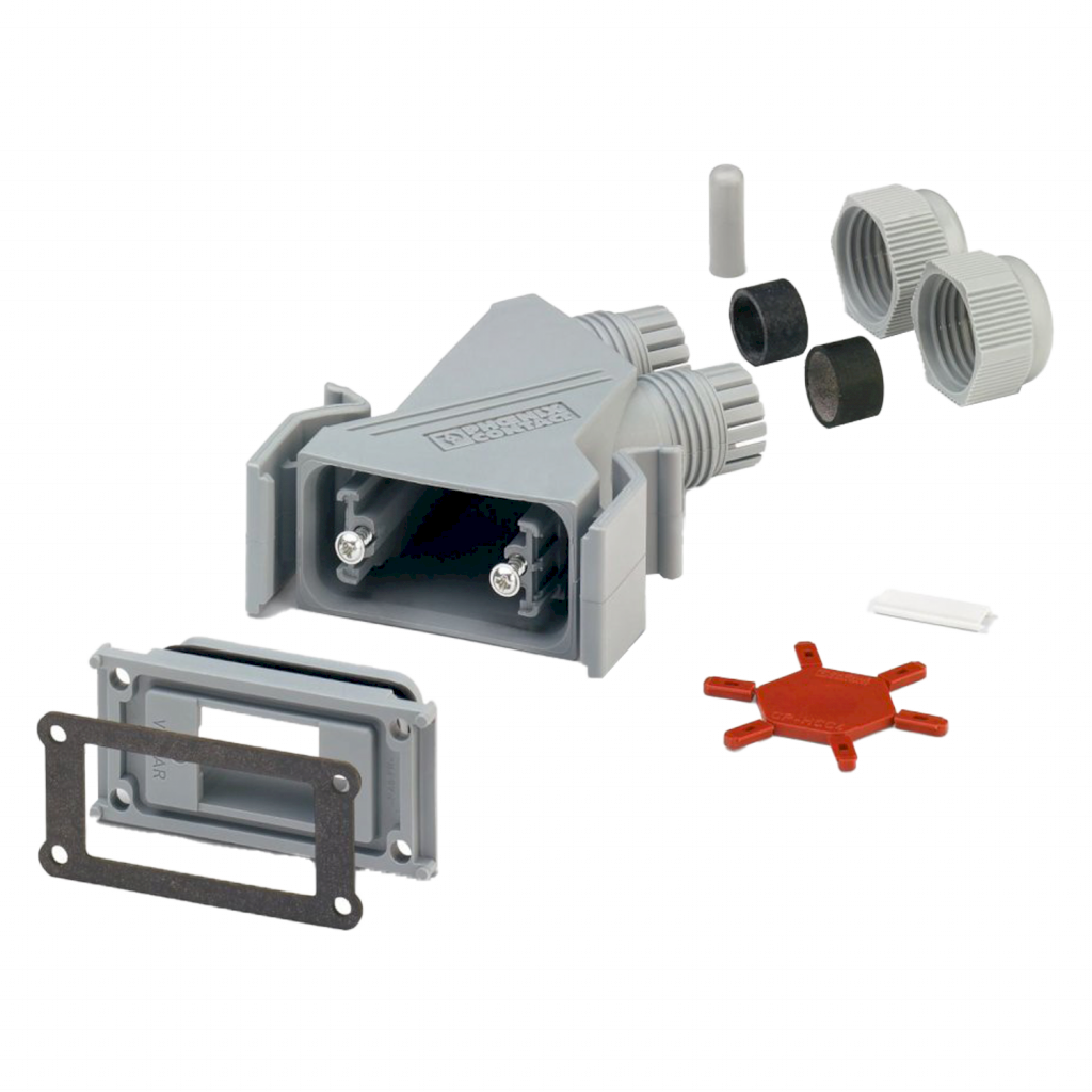 JUEGO VARIOSUB D-9 C/SOPORTE CONTACTOS IP67 VS-09-SET-STD