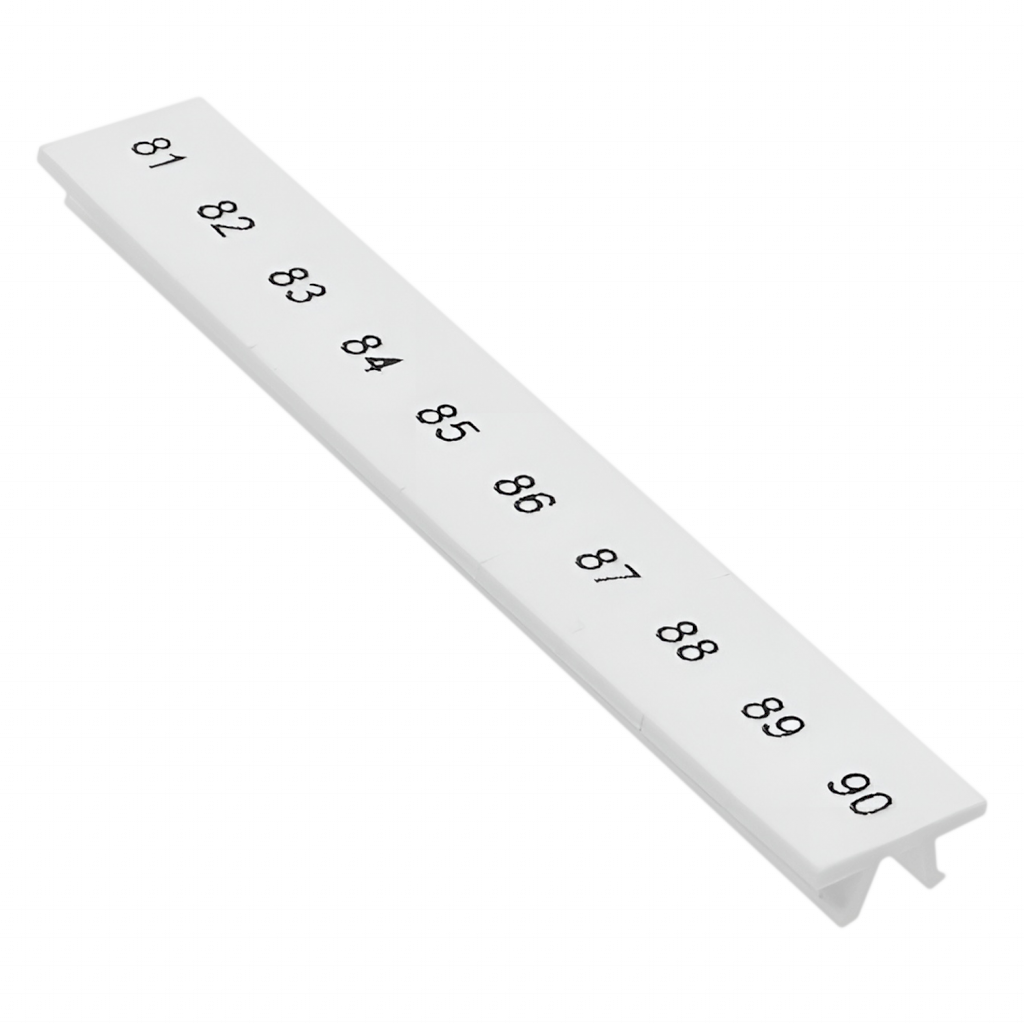[10690] IDENTIFICACION PARA BORNES ZB DE 6mm 81 AL 90 ZB 6,LGS:FORTL.ZAHLEN 81-90