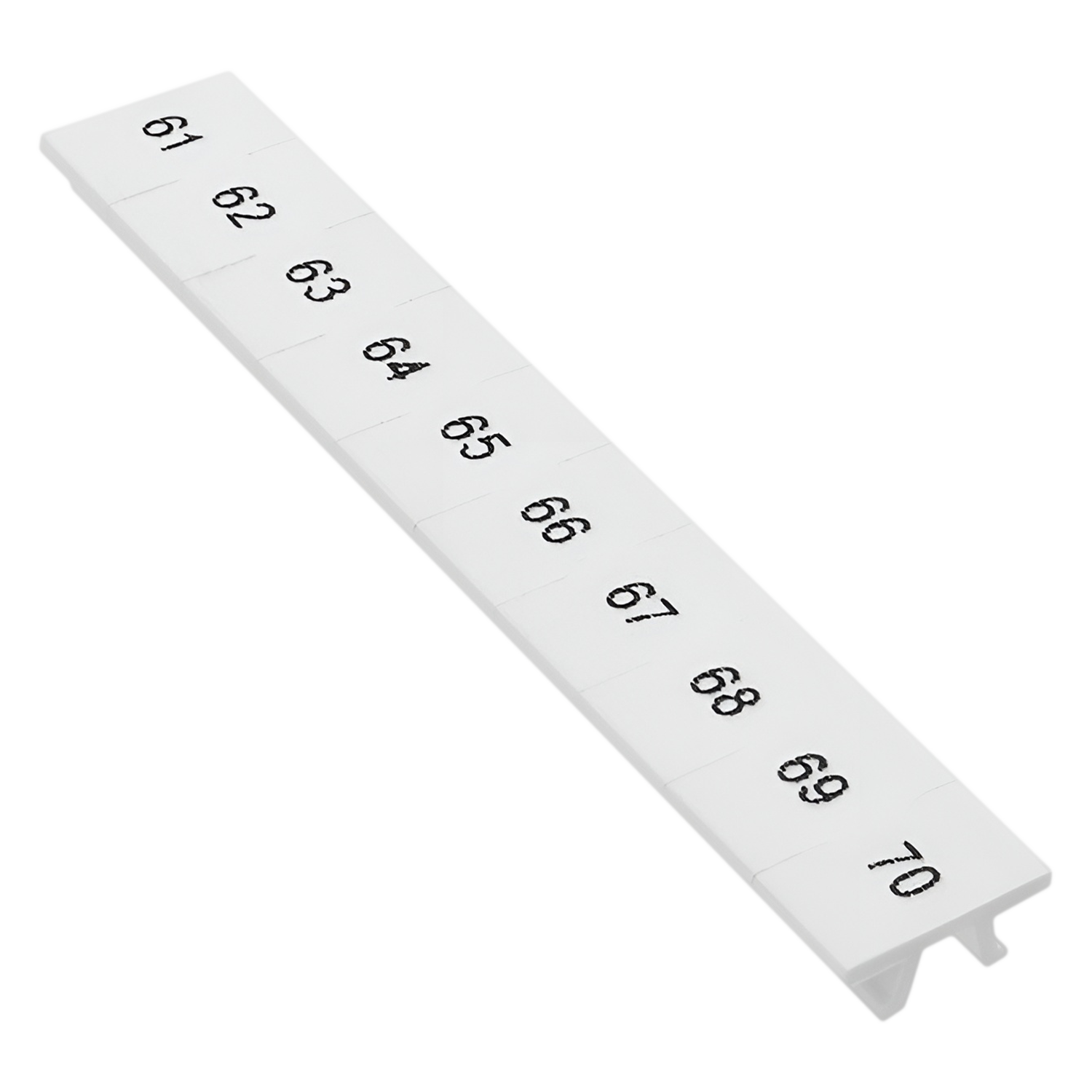 Identificación P/Bornes ZB de 6mm 61 al 70 Blanco Phoenix Contact