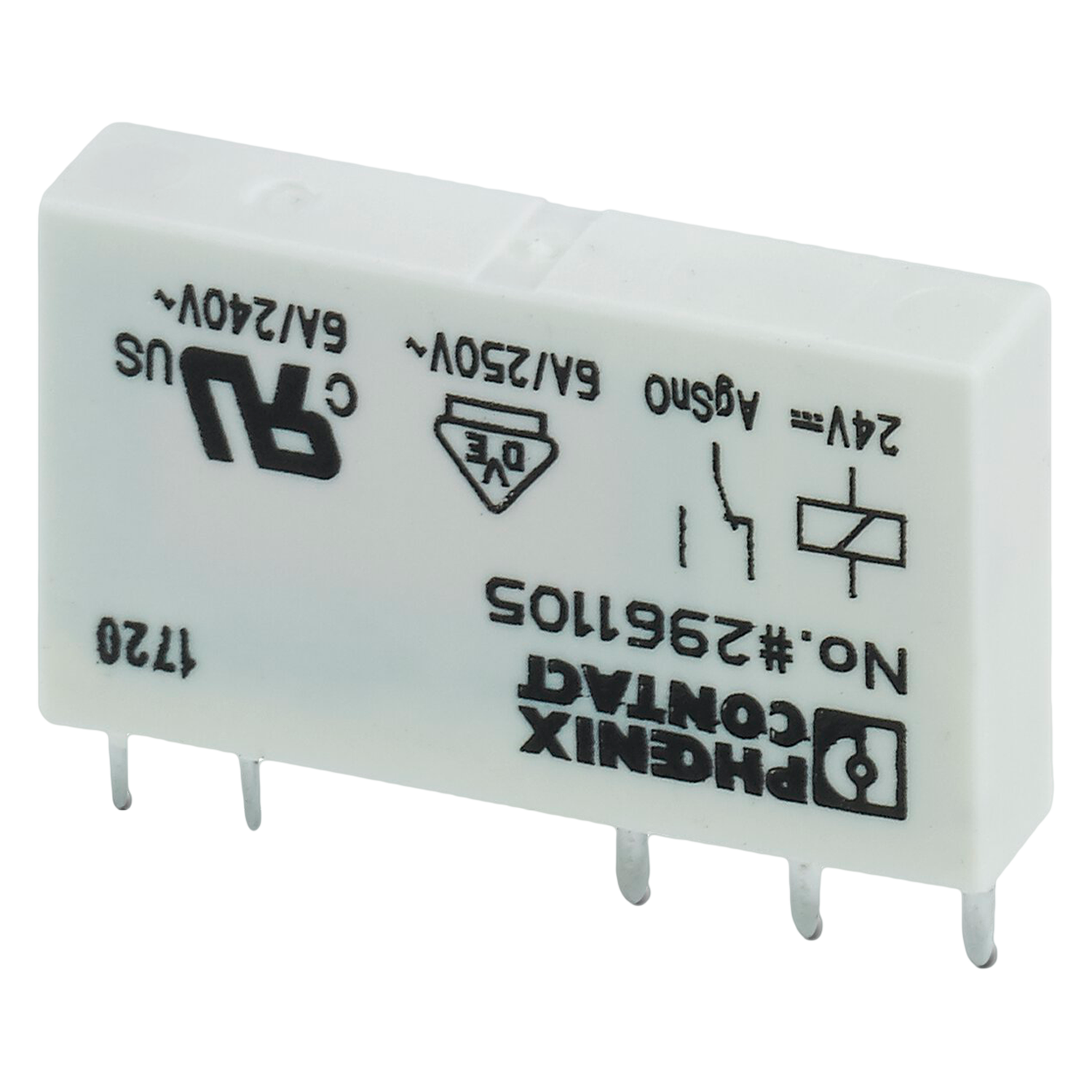 Relé Enchufable Miniatura P/Zócalo PLC 24VCC Phoenix Contact