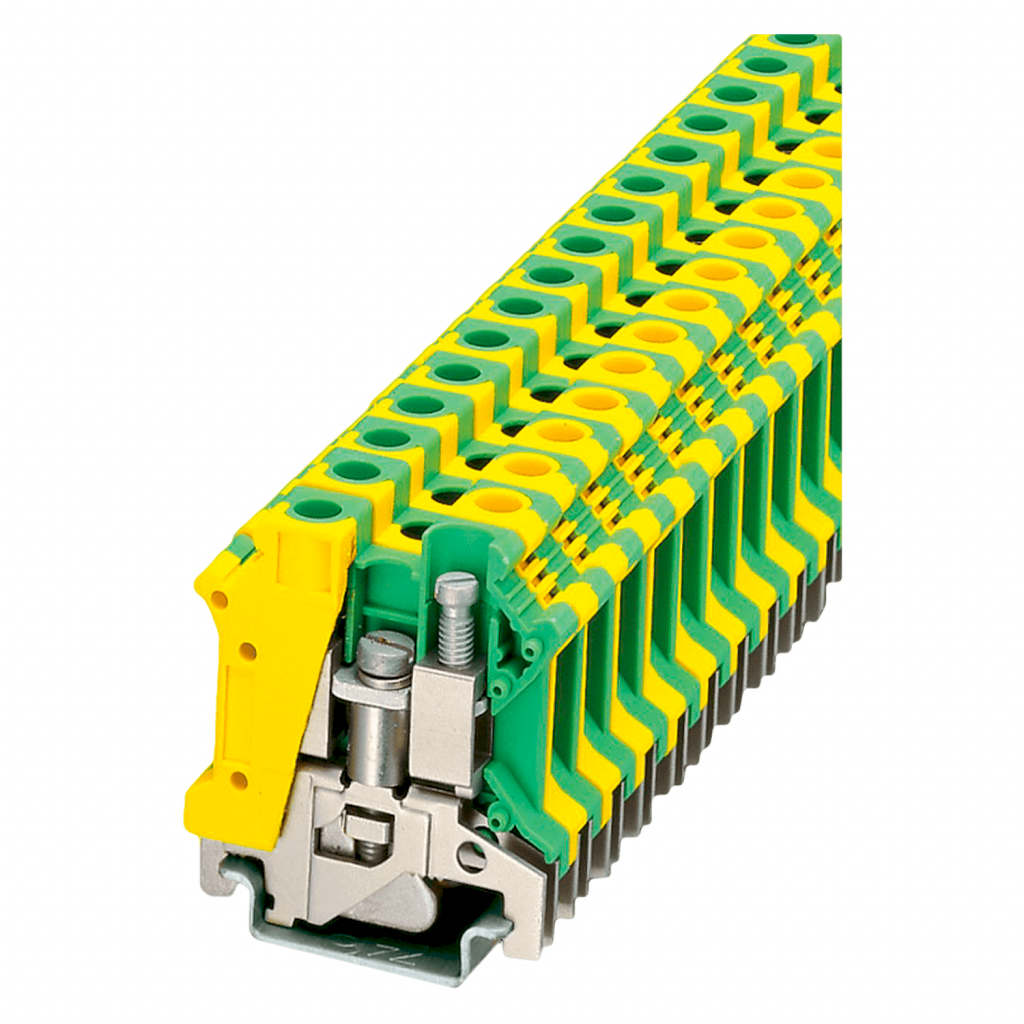 [10532] Borne USLKG Puesta a Tierra P/Riel 35 De 10mm2 Phoenix Contact