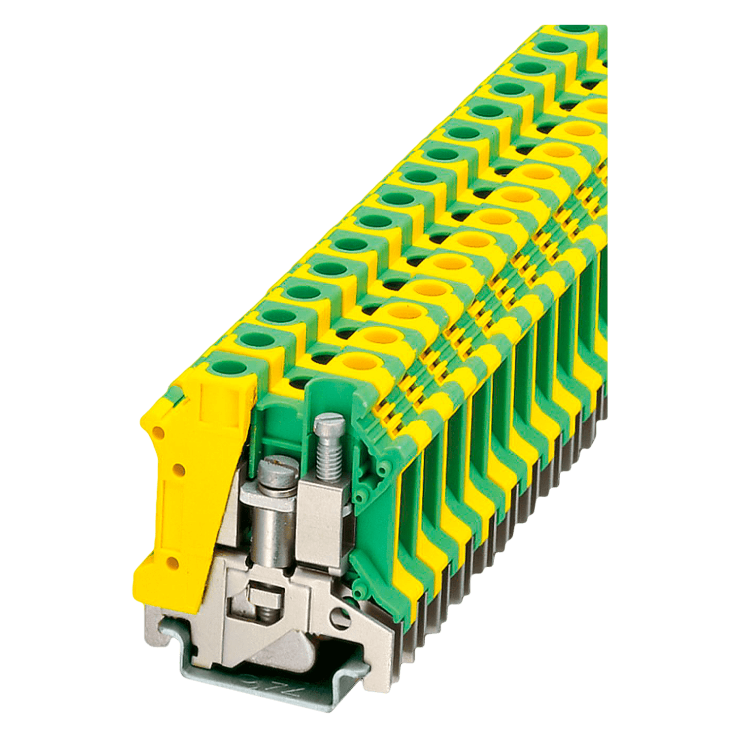 [10532] Borne USLKG Puesta a Tierra P/Riel 35 de 10mm2 Phoenix Contact