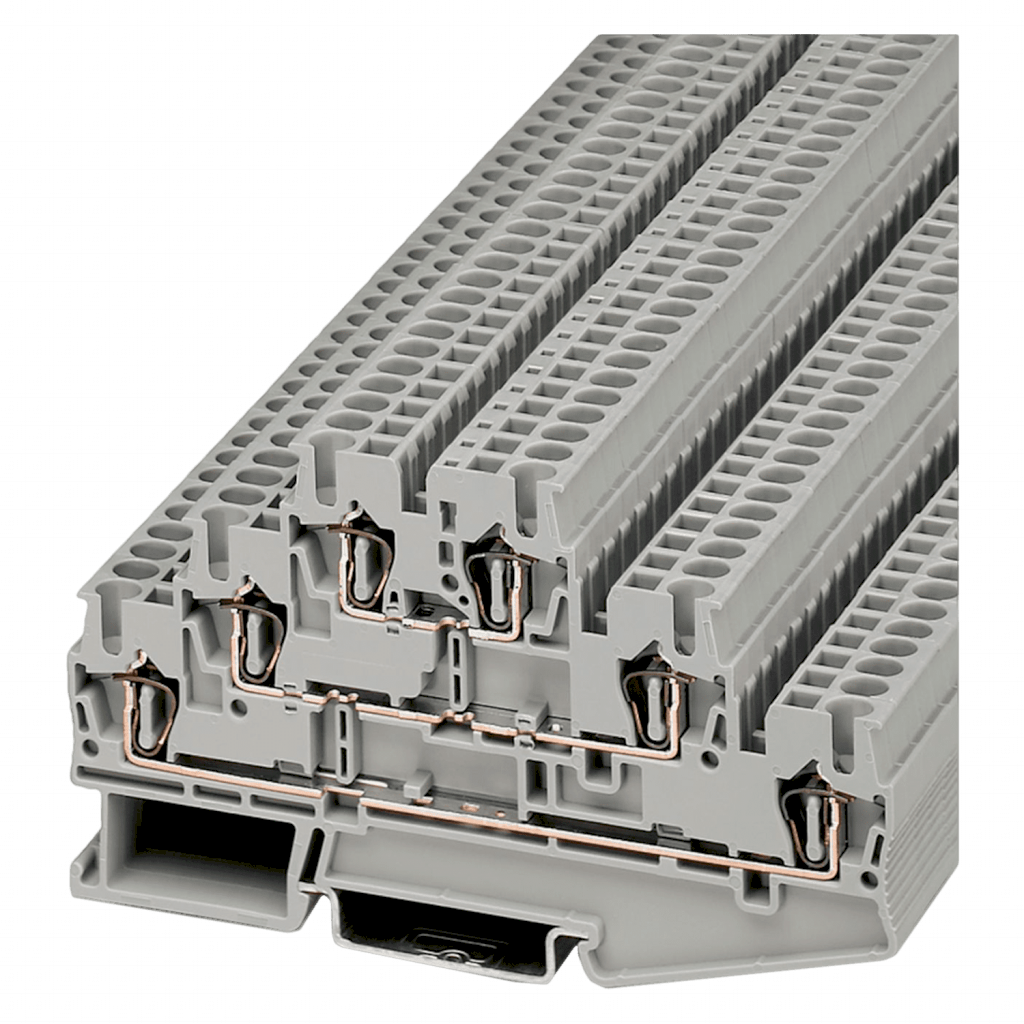 Borne ST de Paso Resorte Tres Pisos 2,5mm2 Phoenix Contact