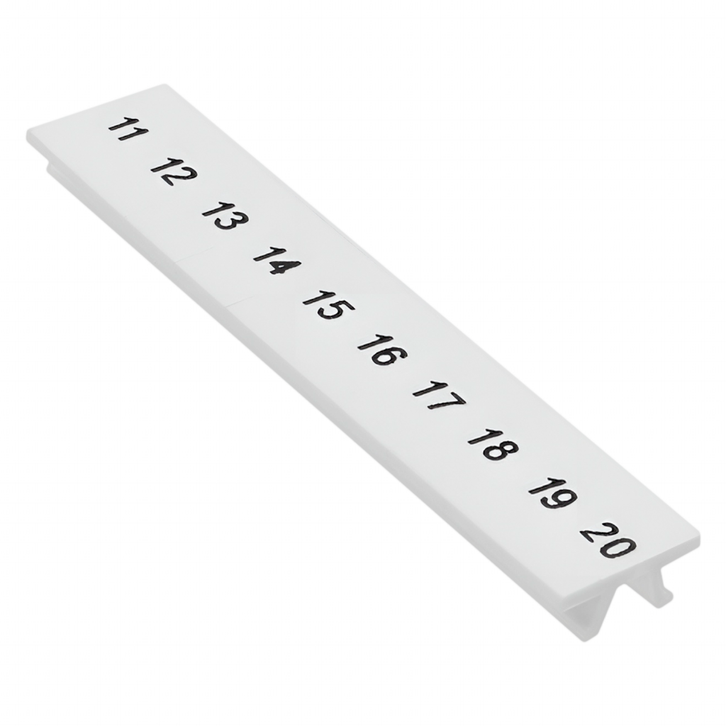 [13386] Identificación P/Bornes ZB de 8mm 11 al 20 Blanco Phoenix Contact