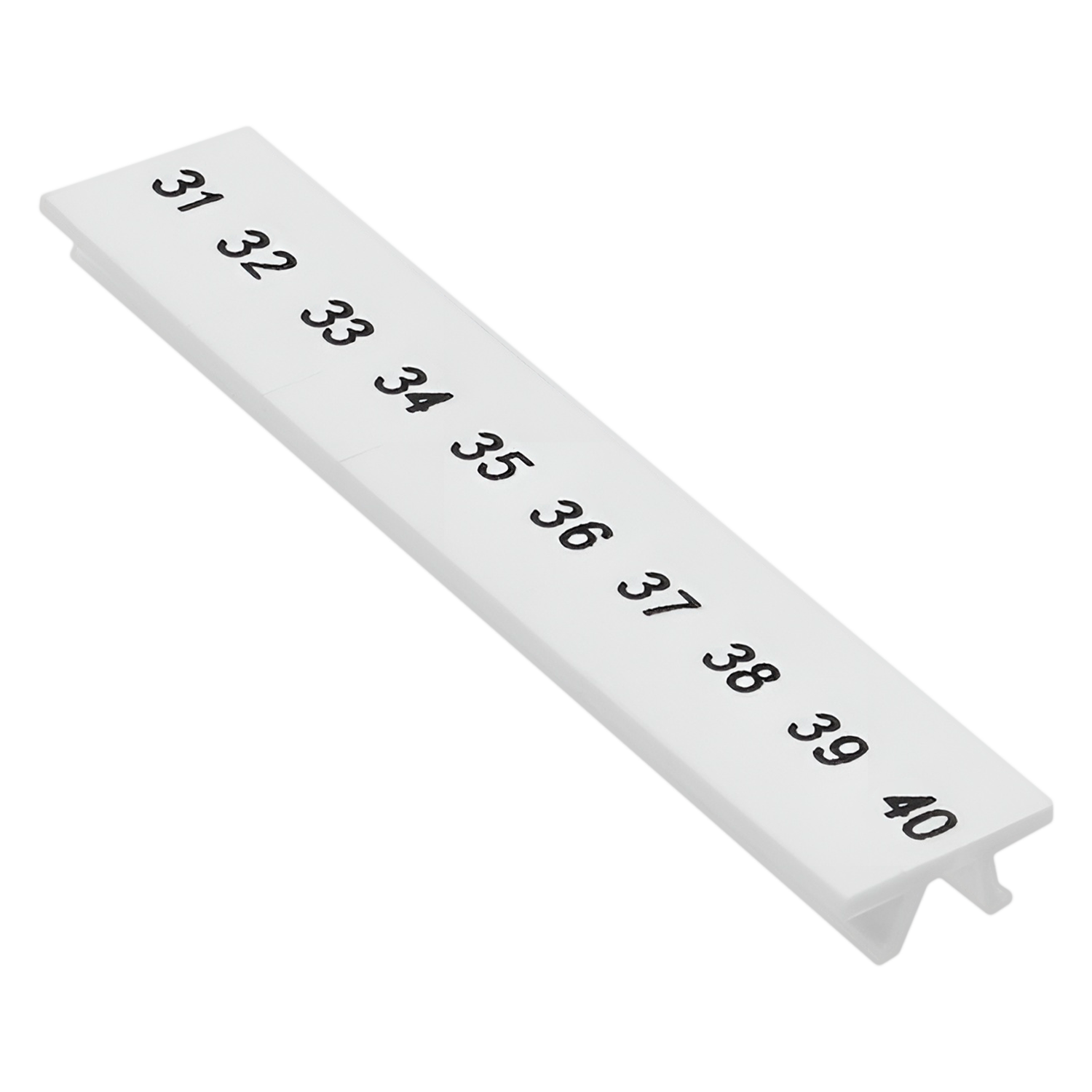 [13388] Identificación P/Bornes ZB de 8mm 31 al 40 Blanco Phoenix Contact